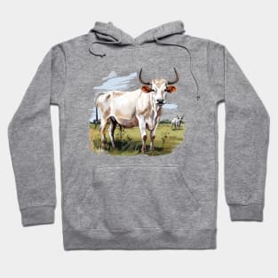 Farm Cow Art Hoodie